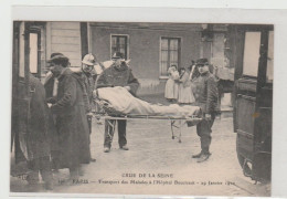 PARIS   "CRUE DE LA SEINE "Transport Des Malades à L'hopital Boucicaut  1910 - Arrondissement: 15