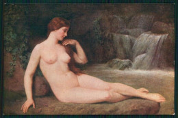 Artist Signed M. Vasselon Risque Nude Lady Serie 1455 Salon De Paris Pc TC5329 - Other & Unclassified