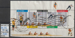 1992 - NIEDERLANDE - Block36 "Olymp. Spiele Albertville/ Barcelona" 320 C Mehrf. - O Gestempelt - S.Scan (block36o Nl) - Blocks & Sheetlets