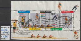 1992 - NIEDERLANDE - Block36 "Olymp. Spiele Albertville/ Barcelona" 320 C Mehrf. - O Gestempelt - S.Scan (block36o Nl) - Blocs