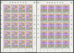  Tema Europa -    CEPT  Feroe 1986 En Mh De 20 Series       Feroe 1986 En Mh De - Faroe Islands