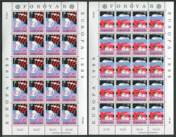  Tema Europa -    CEPT  Feroe 1988 En Mh De 20 Series       Feroe 1988 En Mh De - Faroe Islands