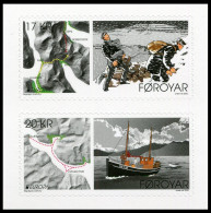  Tema Europa -    CEPT  Feroe 2020  "Antiguas Rutas Postales" - Nº 977/78 (2 Se - Faroe Islands