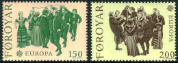  Tema Europa -    CEPT  Feroe 1981 "Folklor" (2 Sellos) - Nº 57/58       Feroe  - Faroe Islands