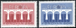  Tema Europa -    CEPT  Feroe 1984 "25 Aniv. Conf. Administ." (2 Sellos) - Nº 9 - Färöer Inseln