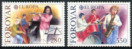 Tema Europa -    CEPT  Feroe 1985 "Año Internac. De La Música" (2 Sellos) - Nº - Faroe Islands
