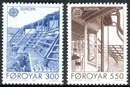  Tema Europa -    CEPT  Feroe 1987. "Arquitectura Moderna"  (2 Sellos) - Nº 143 - Färöer Inseln