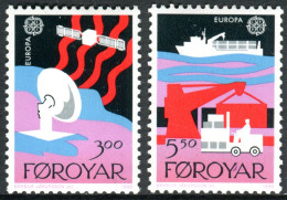  Tema Europa -    CEPT  Feroe 1988. "Transporte Y Comunicación" (2 Sellos) - Nº - Faroe Islands