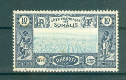 COTE FRANCAISE DES SOMALIS - N°168* MH Trace De Charnière SCAN DU VERSO. Djibouti Moderne. - Nuevos