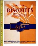 SOLDE 2003 - BISCOTTES SURFINES - UNA PARIS - Advertising