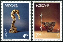  Tema Europa -    CEPT  Feroe 1993. "Arte Contemporaneo" (2 Sellos) - Nº 240/24 - Färöer Inseln