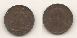 Italie 1 Centesimo Cent 1909 Italy Italia Regno Roma Mint Copper Coin - 1900-1946 : Victor Emmanuel III & Umberto II