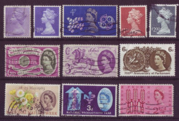 Angleterre - Queen Elisabeth II - 11 Timbres Différents - 6977 - Autres & Non Classés