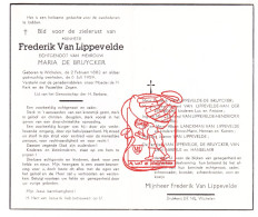 DP Frederik Van Lippevelde ° Wichelen 1882† 1959 De Bruycker Van Der Eecken Hendrickx Lanckman Hanselaer Van Den Abbeele - Images Religieuses