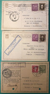 Tchécoslovaquie, Lot De 3 Entier-cartes - (A1285) - Postales