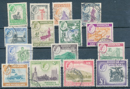 BF0749 / RHODESIA & NYASALAND  - 1959  ,  Landesansichten   -   Michel 19-33 - Rhodésie & Nyasaland (1954-1963)