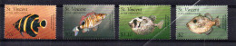 St Vincent 1996 Satz 3672/75 Fische/Fish Postfrisch - St.Vincent (1979-...)