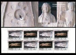 Feroe 2007 Correo 611 C. **/MNH Carnet - Estatuas De Cristo Y María  - Färöer Inseln