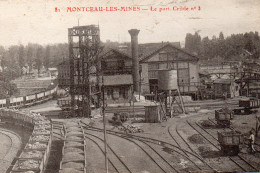 71 MONTCEAU LES MINES LE PORT CRIBLE N° 3 BELLE ANIMATION WAGONNETS CHARGES - Montceau Les Mines