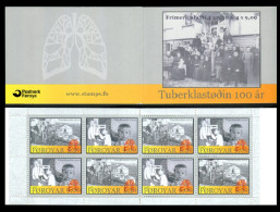 Feroe 2008 Correo 624C. **/MNH Carnet - 100 Aniv. Lucha Contra La Tuberculosis  - Faroe Islands