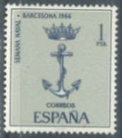 SPAIN,  1966, NAVY EMBLEM STAMP, # 1364, MM (*). - Neufs