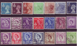 Angleterre - Queen Elisabeth II - 21 Timbres Différents - 6982 - Autres & Non Classés