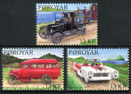 Feroe 2011 Correo 729/31 **/MNH Coches Antiguos (3 Sellos) Procedente De HB 27  - Féroé (Iles)