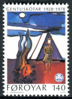 Feroe 1978 Correo 35 **/MNH 50 Aniv. Guias De Scouts.  - Féroé (Iles)