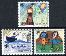 Feroe 1979 Correo 39/41 **/MNH Año Internacional Del Niño (3 Sellos)  - Féroé (Iles)