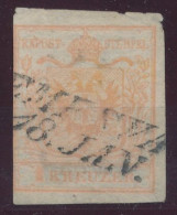 1850. Typography 1kr, TEMESVAR - ...-1867 Vorphilatelie