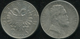 Austria 2 Schilling. 1935 (Silver. Coin KM#2855. AUnc/Unc) Karl Lueger - Oesterreich