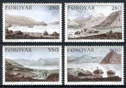 Feroe 1985 Correo 106/09 **/MNH Vistas De La Isla (4 Sellos)  - Féroé (Iles)