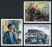 Feroe 1985 Correo 112/14 **/MNH Cuadros De Artistas Feroenses (3 Sellos)  - Féroé (Iles)