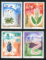 Feroe 1991 Correo 205/08 **/MNH Flora Y Fauna Regionales (4 Sellos)  - Faroe Islands