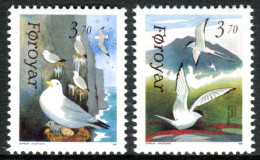 Feroe 1991 Correo 213/14 **/MNH Aves De Mar (2 Sellos)  - Faroe Islands
