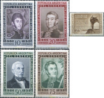 729365 HINGED ARGENTINA 1950 100 ANIVERSARIO DE LA MUERTE DEL GENERAL JOSE DE SAN MARTIN - Neufs