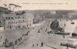 Audierne (29 - Finistère) Les Quais , Le Port Et Le Château De Loquéran - Audierne