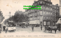 R377211 Le Havre. Hotel De Strasbourg. F. Andrieu. Proprietaire 211 Bis. Bouleva - Welt