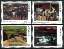 Feroe 1991 Correo 217/20 **/MNH Homenaje A Samal Joensen-Mikines (4 Sellos)  - Faroe Islands