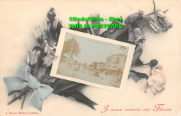 R377120 Je Vous Envoie Ces Fleurs. A. Moquet. Postcard - Welt