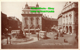 R377127 London. Piccadilly Circus. Showing Regent St. And Piccadilly - Autres & Non Classés