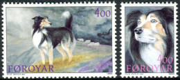 Feroe 1994 Correo 258/59 **/MNH Perros (proc. De Carnet)  (2 Sellos)  - Faroe Islands