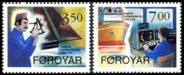 Feroe 1994 Correo 260/61 **/MNH Centenario Escuela Nautica (2 Sellos)  - Faroe Islands