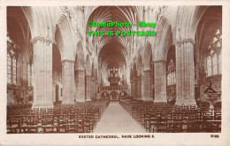 R377227 Exeter Cathedral. Nave Looking E. A. R. Jerman - Welt