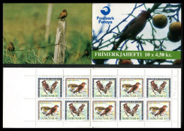 Feroe 1996 Correo 292.C **/MNH Carnet - Aves Migratorias  - Faroe Islands