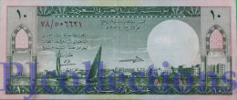 SAUDI ARABIA 10 RIYALS 1961 PICK 8a XF - Arabie Saoudite