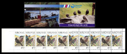Feroe 1998 Correo 324.C **/MNH Carnet - Aves Sedentarias  - Isole Faroer