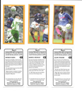 GF2097 - BASSETT CARDS - MARCEL DESAILLY - PATRICK VIEIRA - LILIAN THURAM - DIDIER DESCHAMPS - CANTONA - PAPIN - Trading Cards