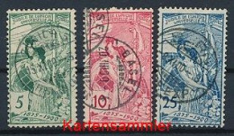 SCHWEIZ Mi. Nr. 71-73 25 Jahre Weltpostverein - Siehe Scan - Used - Usados