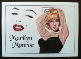 DOMINIQUE Cinema  MARILYN MONROE  1926-1962. Bloc Feuillet Dentelé (2)** MNH - Film